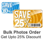 Bulk Photos Order , Get Discount Upto 25%